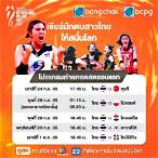 pptv ถ่ายทอดสดวอลเลย์บอลวันนี้